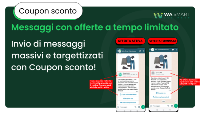 Offerte a tempo limitato con WhatsApp Business Platform - WA Smart Business