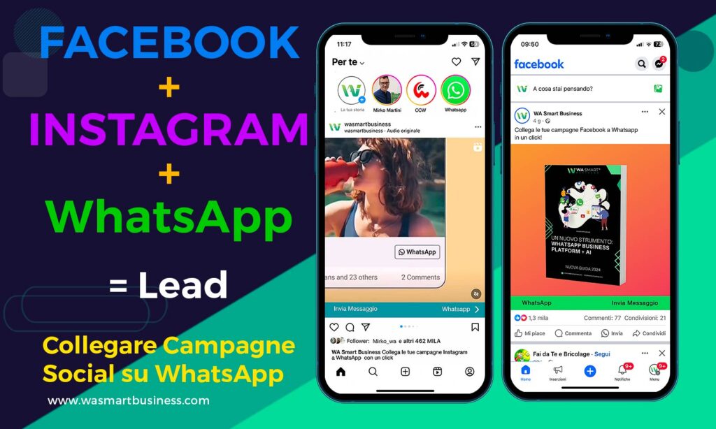 Collegare Campagne Facebook e Instagram con WhatsApp