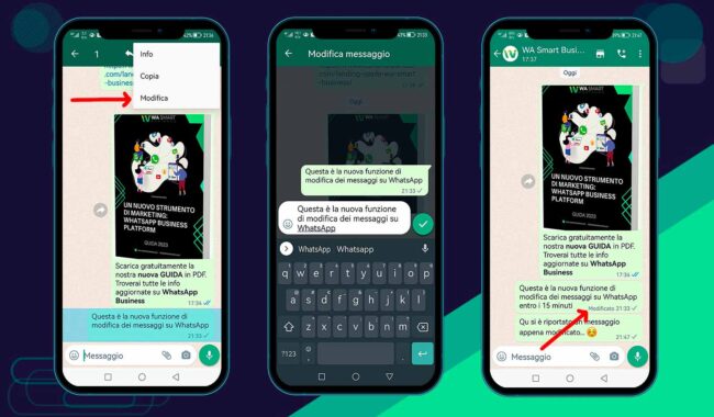 Modifica Messaggi WhatsApp WA Smart Business