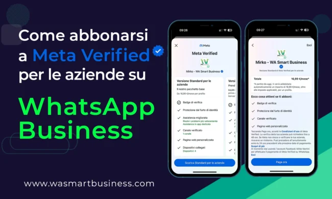 Come abbonarsi a Meta per le Aziende su WhatsApp - WA Smart Business