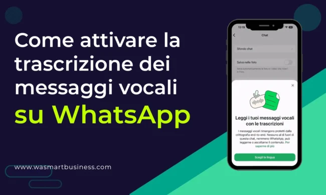 Come attivare la trascrizione dei messaggi vocali su WhatsApp