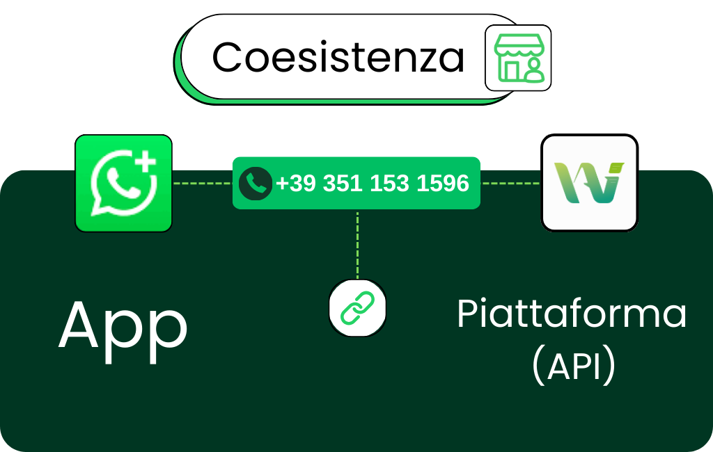 WhatsApp Business Coesistenza (WhatsApp Coexistence)