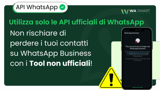 API ufficiali WhatsApp Business