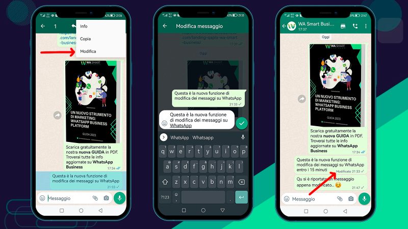 Modifica dei Messaggi di whatsapp