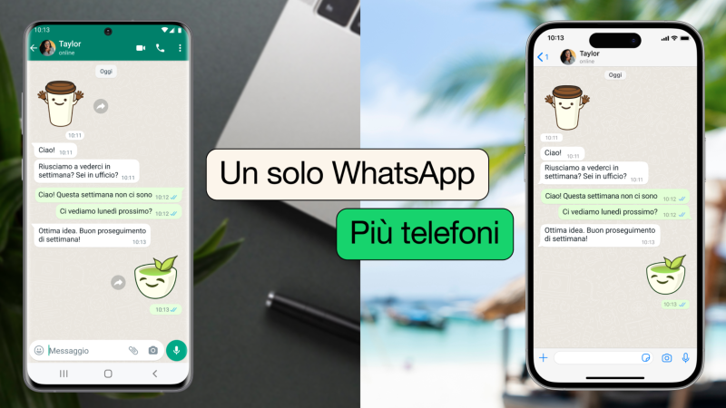 Usare WhatsApp su più telefoni